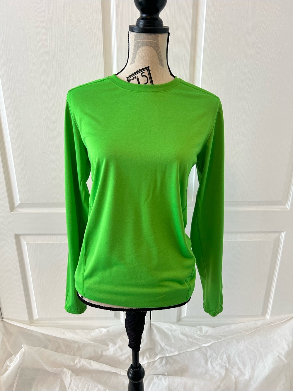 Gildan Neon Green Long Sleeve Tee